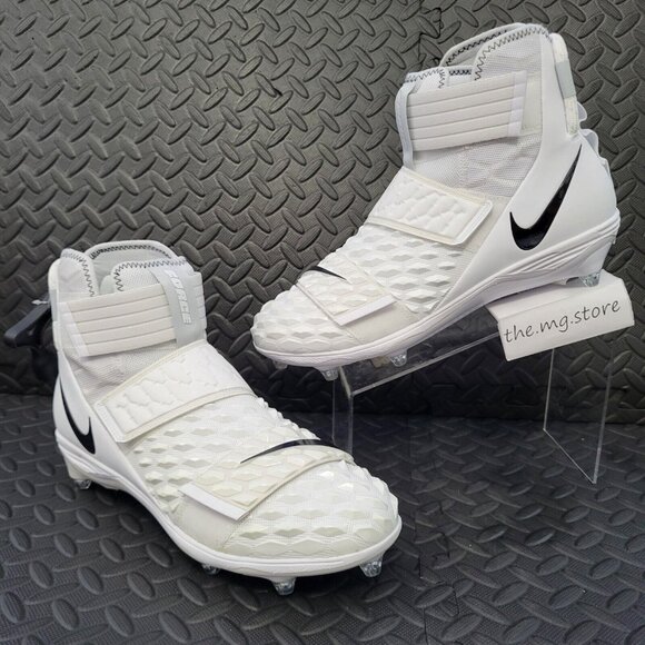 Nike Force Savage Elite 2 TD Football Detachable Cleats White CI1710-100 Sz 14